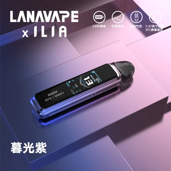 LANAVAPE註油設備 LANA JET MAX 側注油式主機套裝|智能顯示屏：圖片 6