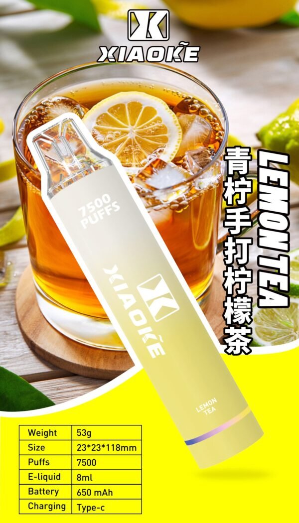 梟客XIAOKE|7500口可發光拋棄式電子煙 跑馬燈一次性：圖片 3